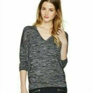 Aritzia Wilfred Free Devinette Oversized Grey Top